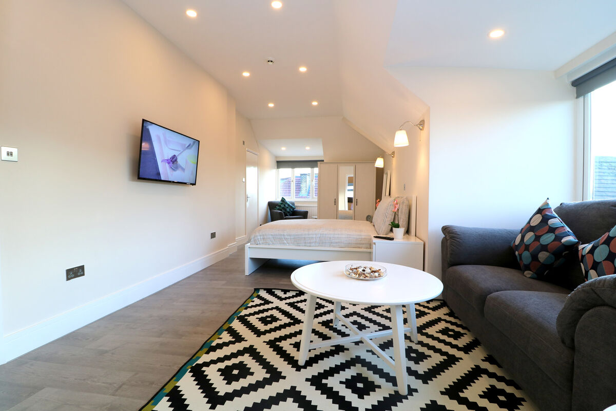 Completed interior at Sheen Lane
